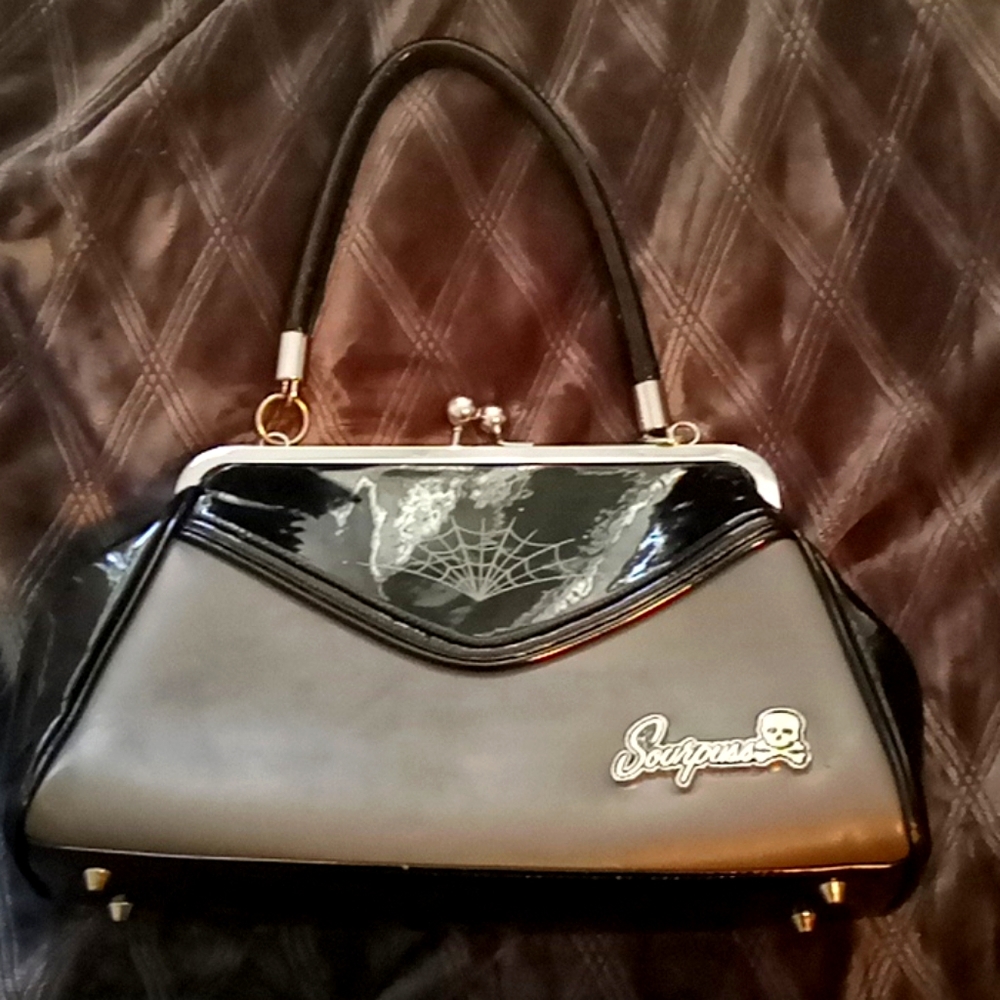 Sourpuss Spiderweb Purse